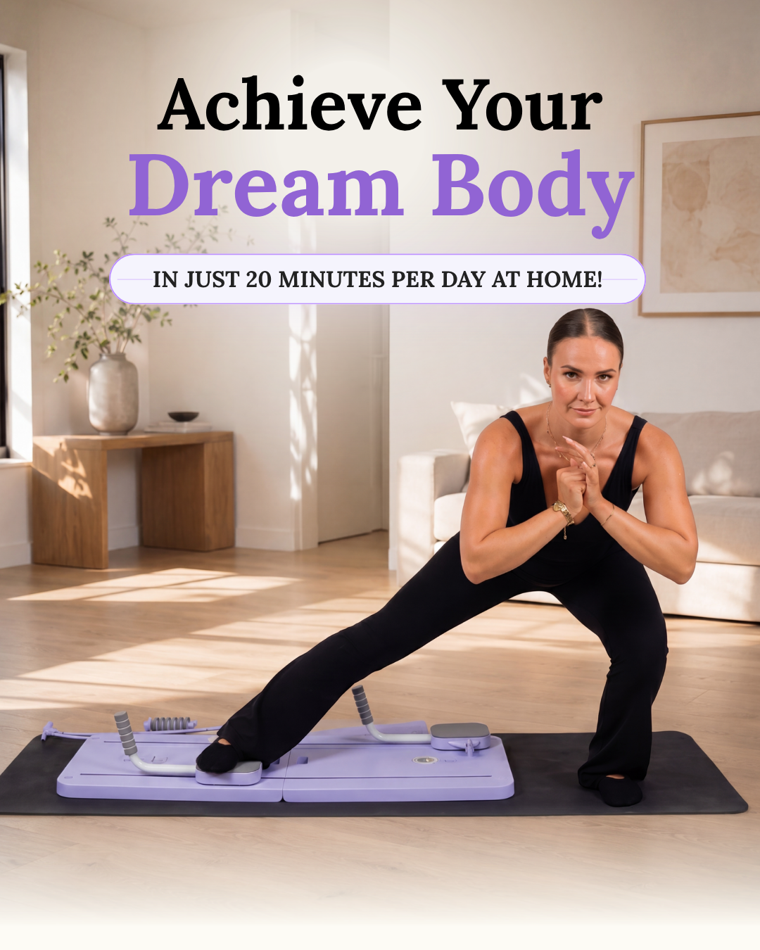 Reformer Pilates Set + App Kickstart
