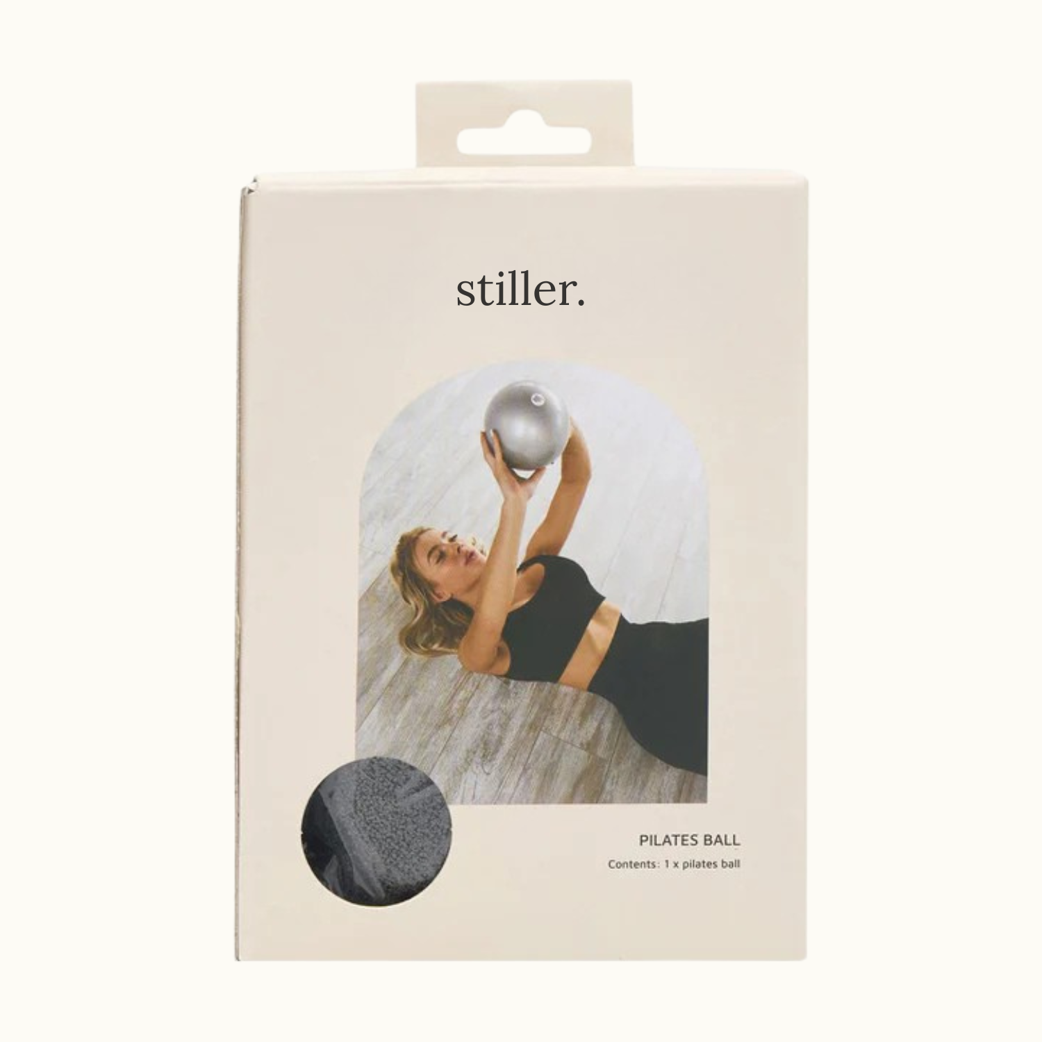 20-22cm Pilates Ball - Black