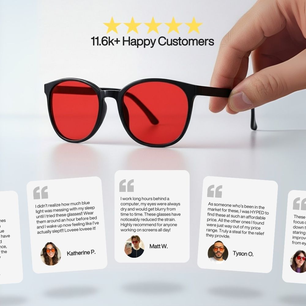 red lens blue light glasses