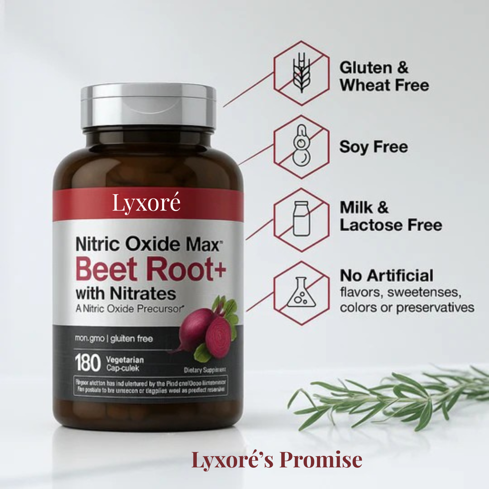 Lyxore® Nitric Oxide Max with Beet Root