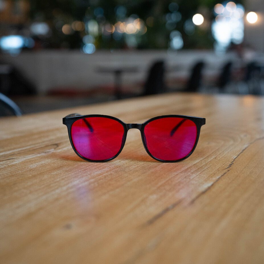 red lens blue light glasses